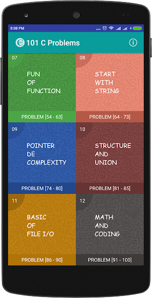 Play APK 101 C Programming Problems  and enjoy 101 C Programming Problems with UptoPlay com.appsfacto.hundred_one_c_problems