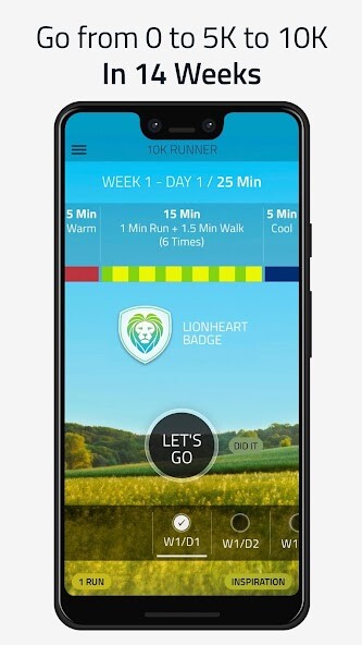 Play APK 10K Running: 0-5K-10K Training  and enjoy 10K Running: 0-5K-10K Training with UptoPlay com.clearskyapps.fitnessfamily.RunC210K