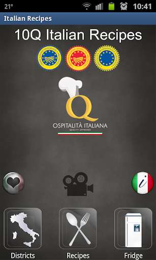Play APK 10Q Italian Recipes  and enjoy 10Q Italian Recipes with UptoPlay ricetteItaliane.Fragment