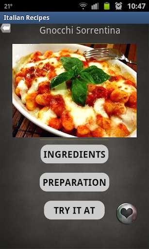 Play APK 10Q Italian Recipes  and enjoy 10Q Italian Recipes with UptoPlay ricetteItaliane.Fragment