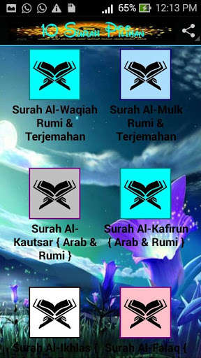Play APK 10 Surah Pilihan Versi Rumi  and enjoy 10 Surah Pilihan Versi Rumi with UptoPlay com.andromo.dev453697.app578745