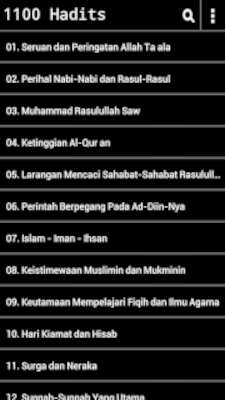 Play 1100 Hadiths Terpilih - Melayu 