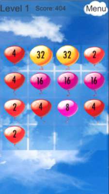 Play 2048 Air Balls 