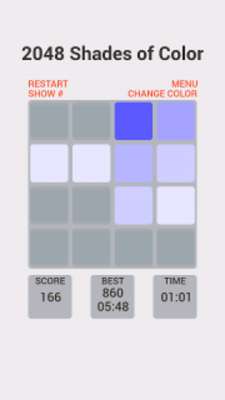 Play 2048 Shades of Color 