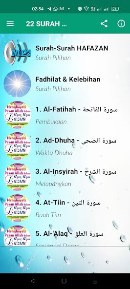 Play APK 22 Surah Lazim - SURAH HAFAZAN  and enjoy 22 Surah Lazim - SURAH HAFAZAN with UptoPlay com.PondokAplikasi.Amalan_22_Surah_Lazim.AppsWorlds