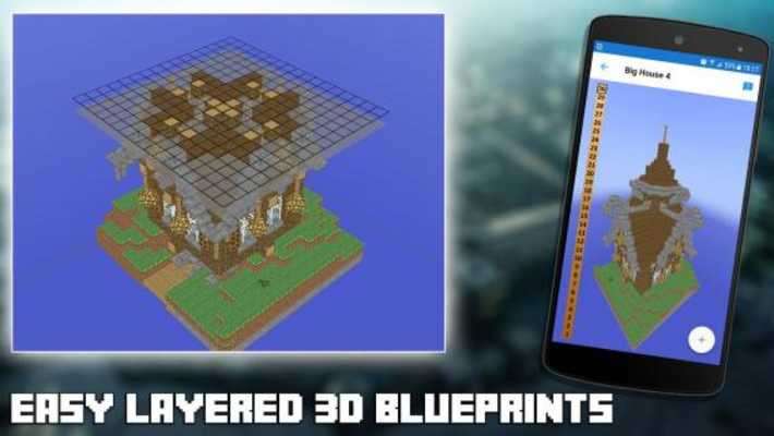 Play 3D Blueprints for Minecraft 