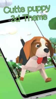 Play 3D Cute puppy theme&Lovely dog wallpaper Play 3D Cute puppy theme&Lovely dog wallpaper