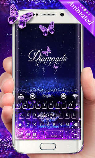 Play APK 3D Diamonds GO Keyboard Animated Theme  and enjoy 3D Diamonds GO Keyboard Animated Theme with UptoPlay com.jb.emoji.gokeyboard