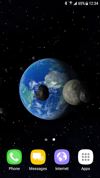Play 3D Earth live wallpaper 