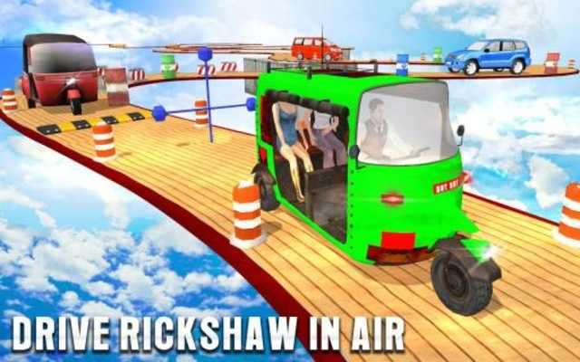 Play 3D Fast City Rickshaw Diver 