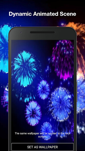 Play 3D Fireworks Live Wallpaper 