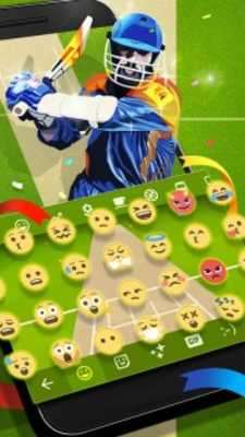 Play 3D Indian Cricket Bash Keyboard Theme for Android 