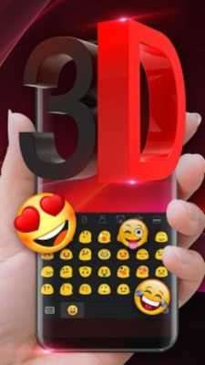 Play 3D Keyboard Emoji Theme 