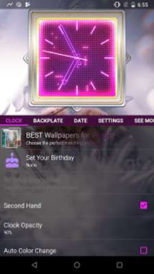 Play 3D LED Clock Widget 