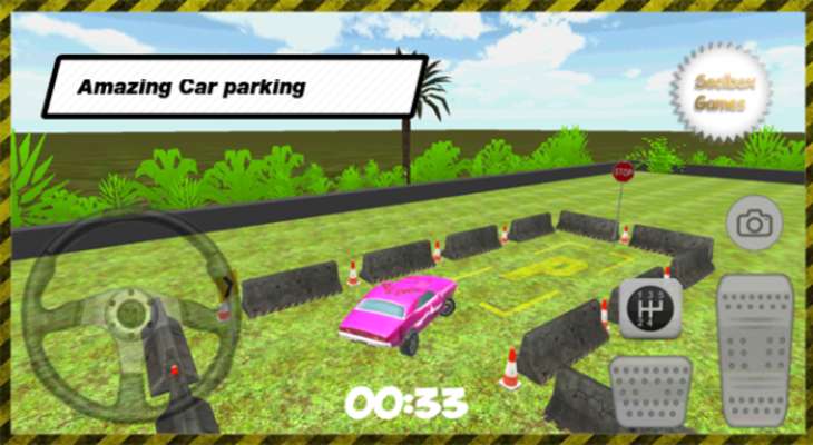 Play 3D Pink Car Parking Play 3D Pink Car Parking