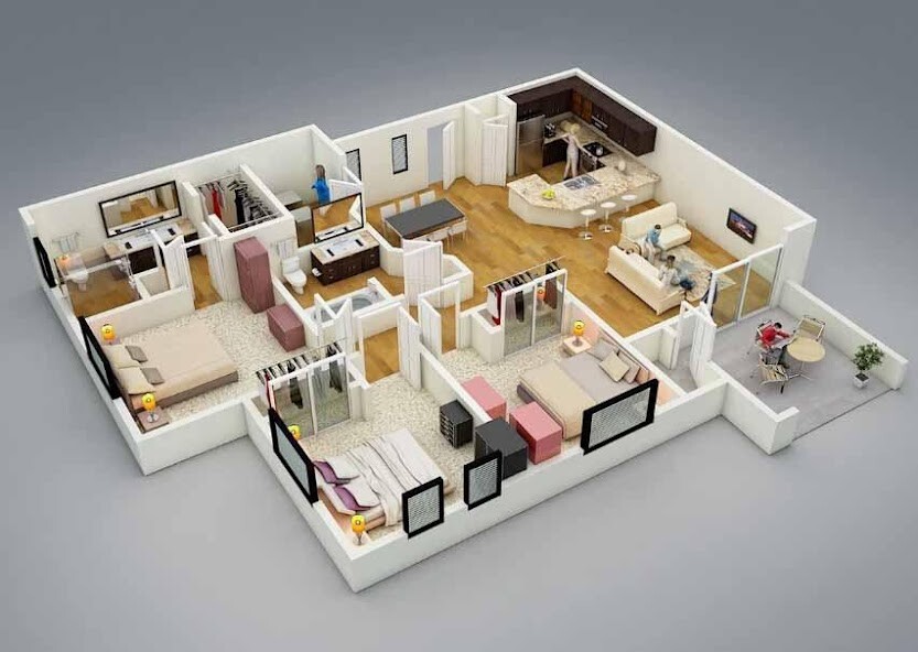 Play APK 3D Small House Design  and enjoy 3D Small House Design with UptoPlay com.flashplusgold.smallhomedesign