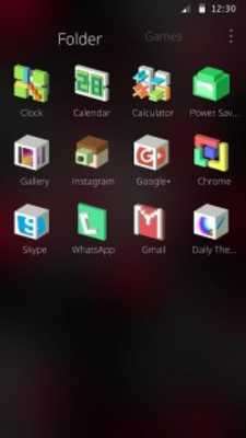 Play 3D Square. Theme for CM Launcher 