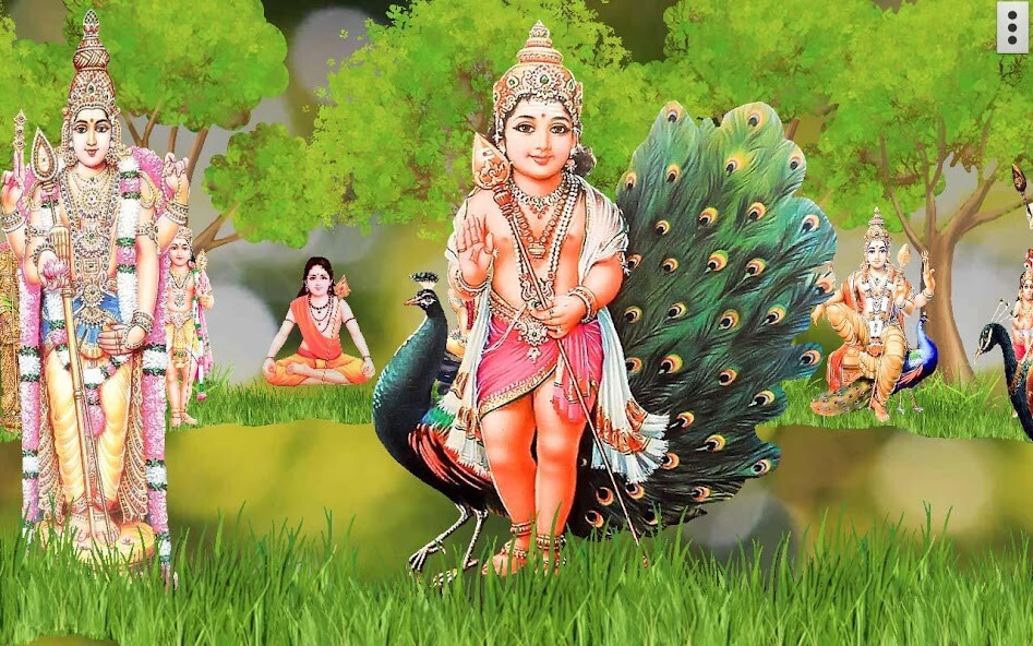 Play APK 4D Lord Murugan Live Wallpaper  and enjoy 4D Lord Murugan Live Wallpaper with UptoPlay com.justharinaam.murugan_4d