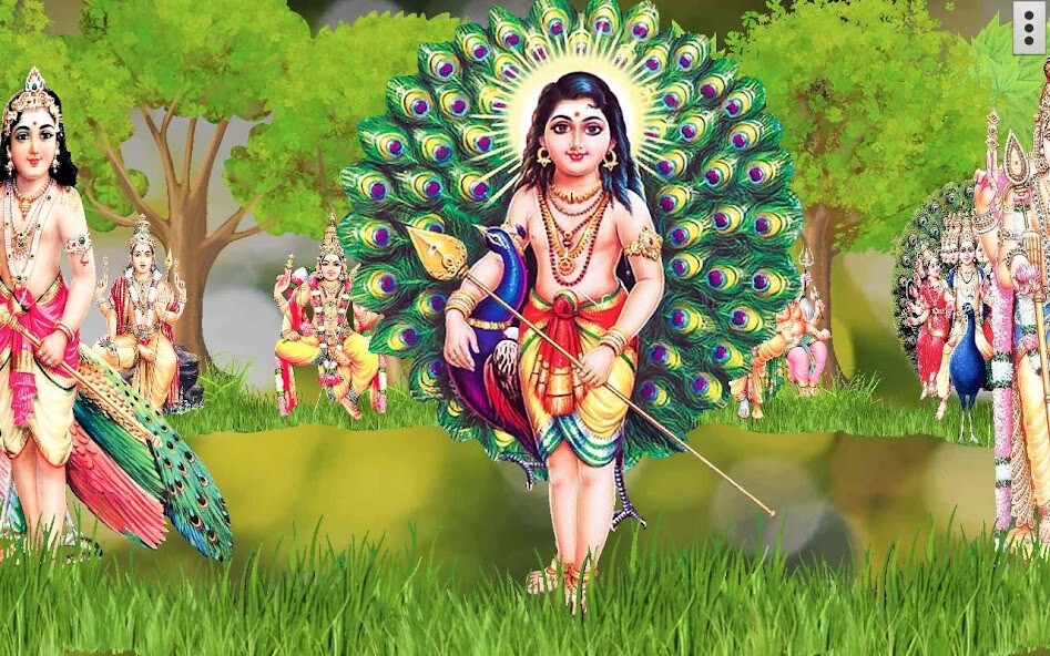 Play APK 4D Lord Murugan Live Wallpaper  and enjoy 4D Lord Murugan Live Wallpaper with UptoPlay com.justharinaam.murugan_4d