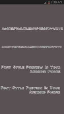 Play 50 Free Fonts for Samsung 