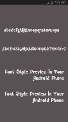 Play 50 Free Fonts for Samsung 
