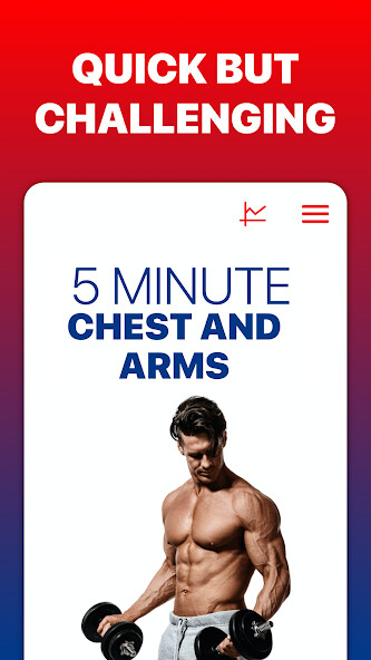 Play APK 5 Minute Chest and Arms  and enjoy 5 Minute Chest and Arms with UptoPlay uk.co.olsonapps.fiveMinChestAndArms
