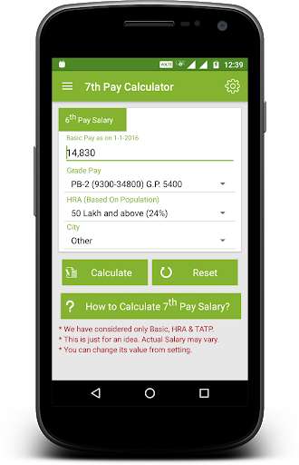 Play APK 7th Pay Commission Salary Calc  and enjoy 7th Pay Commission Salary Calc with UptoPlay com.aswdc_payseven