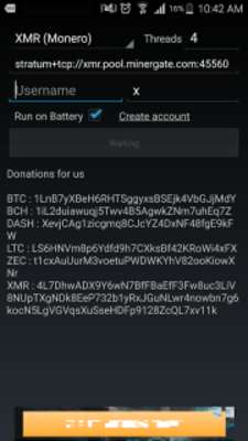 Play AA Miner (BTC,BCH,LTC,XMR,DASH.. CryptoCoin Miner) 
