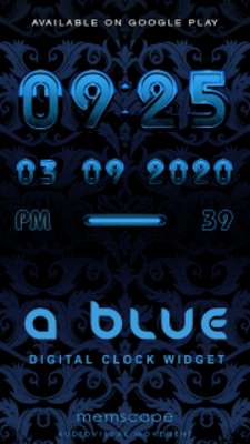 Play A-BLUE Smart Launcher Theme 