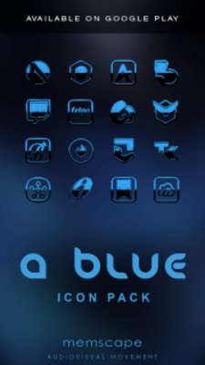 Play A-BLUE Smart Launcher Theme 