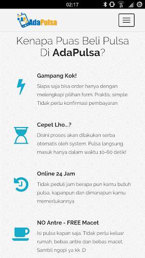 Play APK AdaPulsa - Isi Pulsa 24 Jam  and enjoy AdaPulsa - Isi Pulsa 24 Jam with UptoPlay com.AdaPulsa