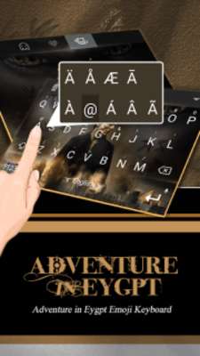 Play Adventure in Old Eygpt Emoji Keyboard Theme 
