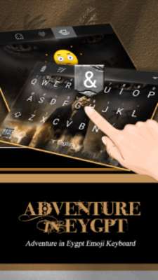Play Adventure in Old Eygpt Emoji Keyboard Theme 