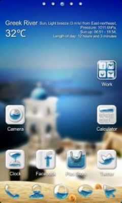 Play Aegean GO launcherEX Theme 