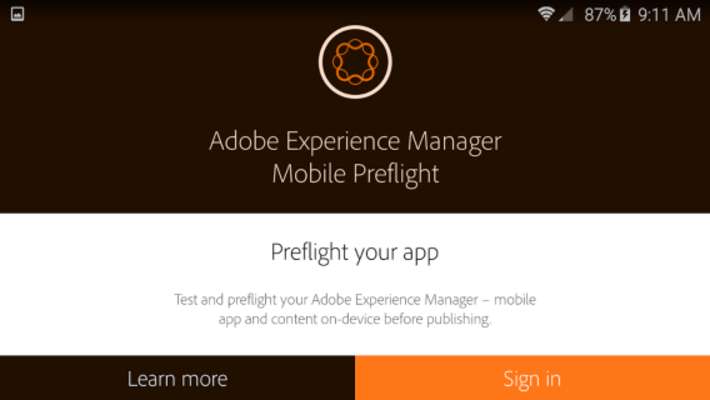 Play AEM – Mobile Preflight 