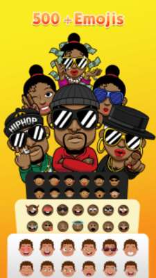 Play African Emoji Keyboard 2018 - Cute Emoticon 