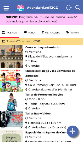 Play Agenda Infantil Zaragoza 