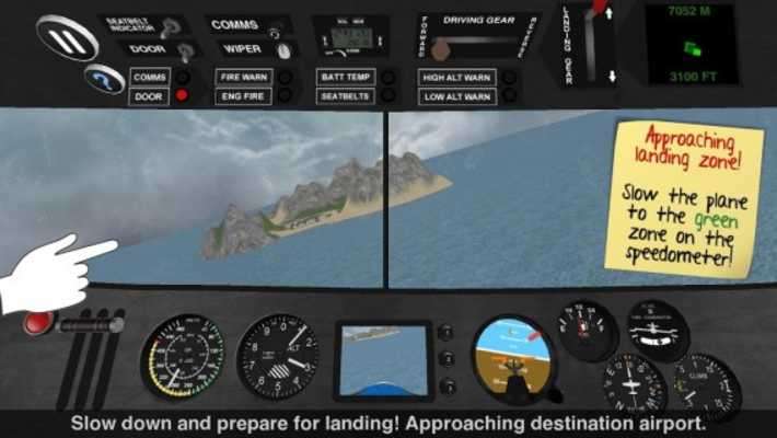 Play Aircraft driving simulator 3D 