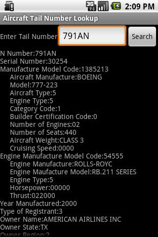 Play APK Aircraft Tail Number Lookup  and enjoy Aircraft Tail Number Lookup with UptoPlay com.lifebytes