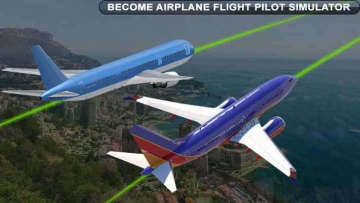 Play Airplane Pilot Flight Race Simulator 