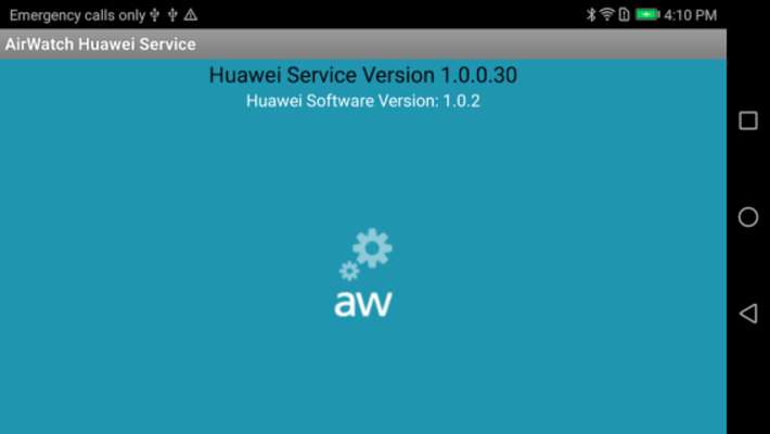 Play AirWatch Service for Huawei 