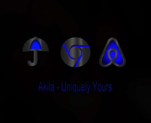 Play Akila blue Next Launcher theme Play Akila blue Next Launcher theme