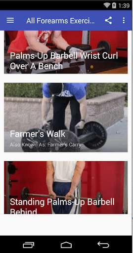Play APK All Forearms Exercises  and enjoy All Forearms Exercises with UptoPlay com.andromo.dev614880.app646059