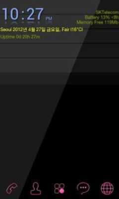 Play AlphaLine Pink GO Launcher EX 