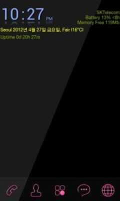 Play AlphaLine Pink GO Launcher EX 