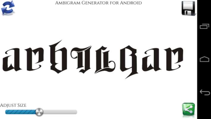 Play Ambigram Generator Play Ambigram Generator