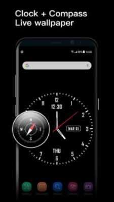 Play Analog clock & watch face live wallpaper 