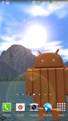 Play Android Kitkat Live Wallpaper 