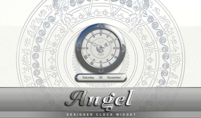 Play ANGEL Analog Clock Widget 