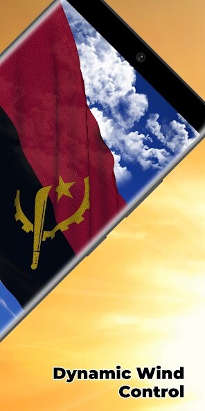 Play APK Angola Flag Live Wallpaper  and enjoy Angola Flag Live Wallpaper with UptoPlay com.app4joy.angola_free
